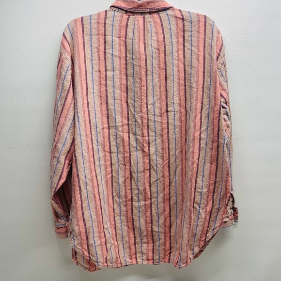 Maeve by Anthropologie womens top size XL striped blouse - Picture 5 of 8
